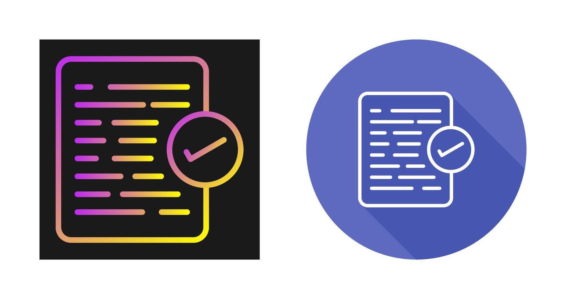 Document Approval Vector Icon