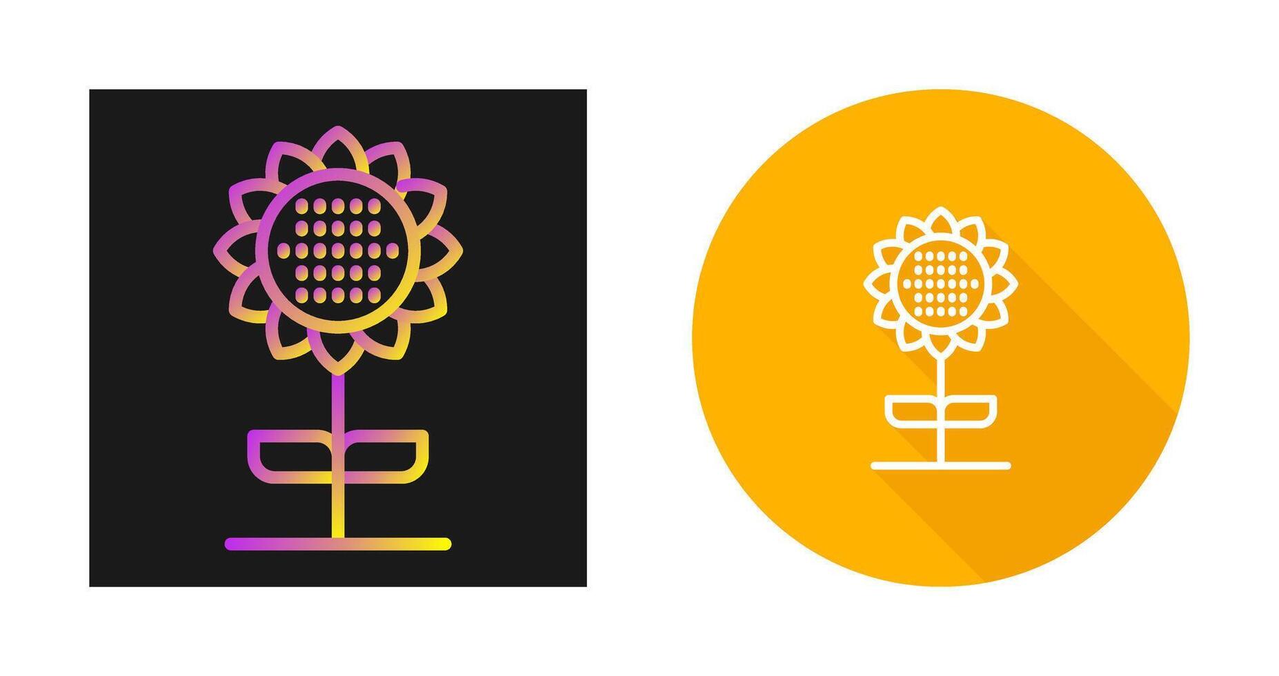 Sunflower Vector Icon