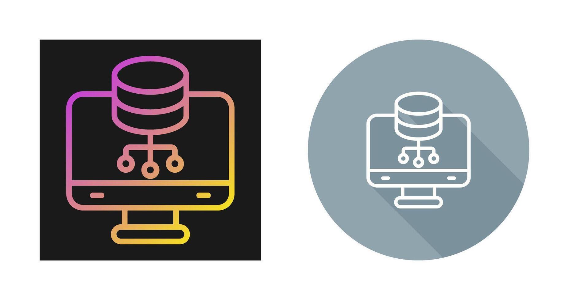 Database Management Vector Icon