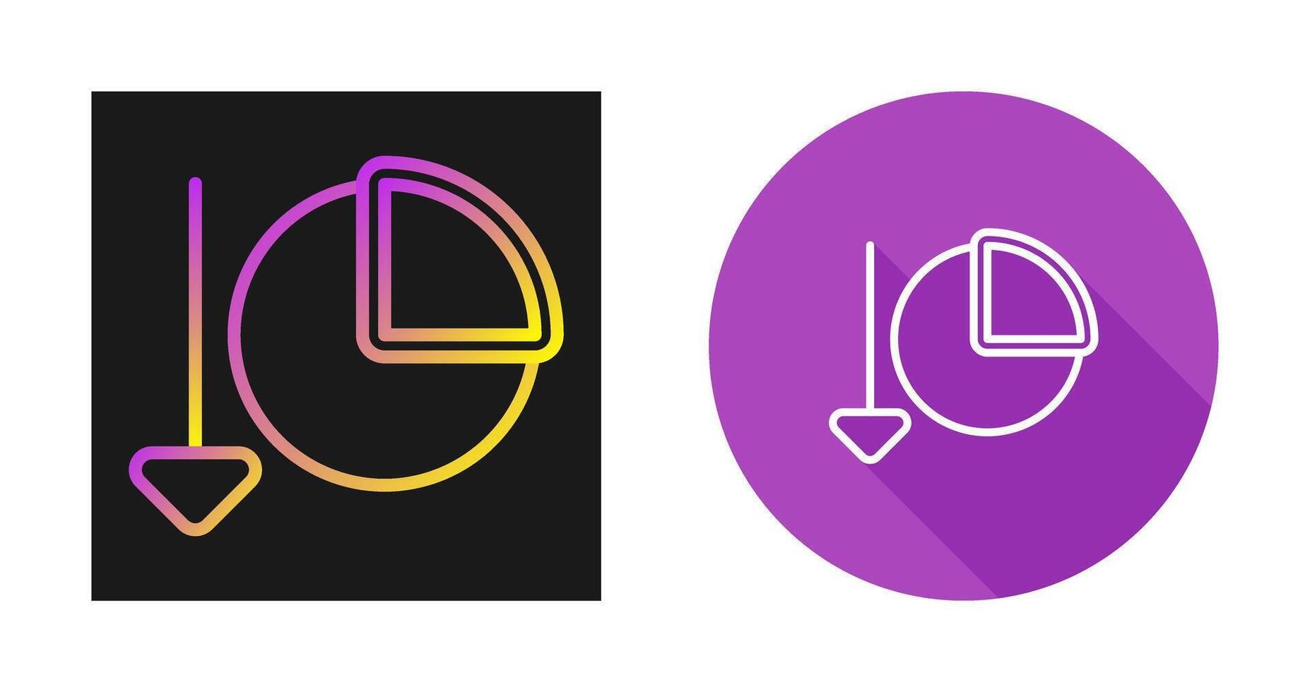Chart Decreasing Vector Icon