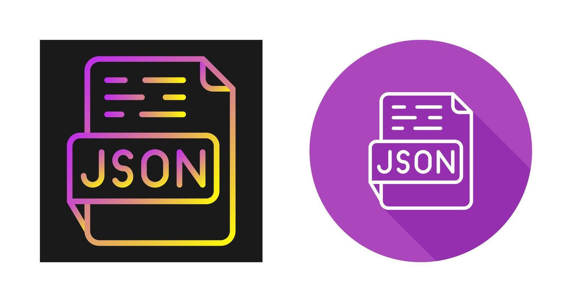 JSON Vector Icon 39993830 Vector Art at Vecteezy