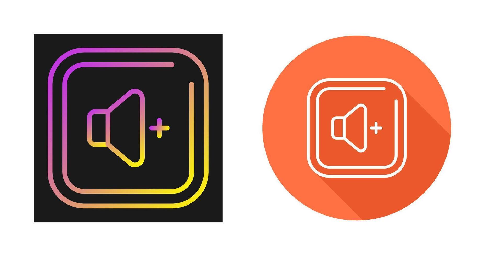 Volume Up Square Vector Icon