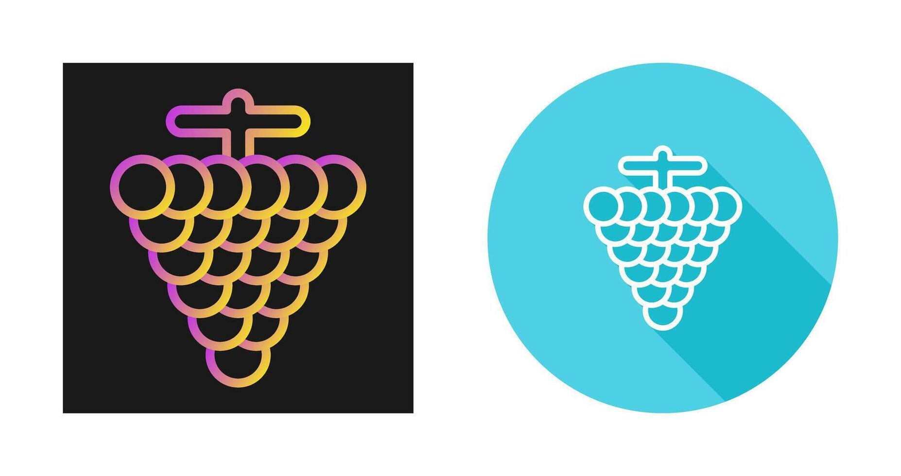 Grapes Vector Icon