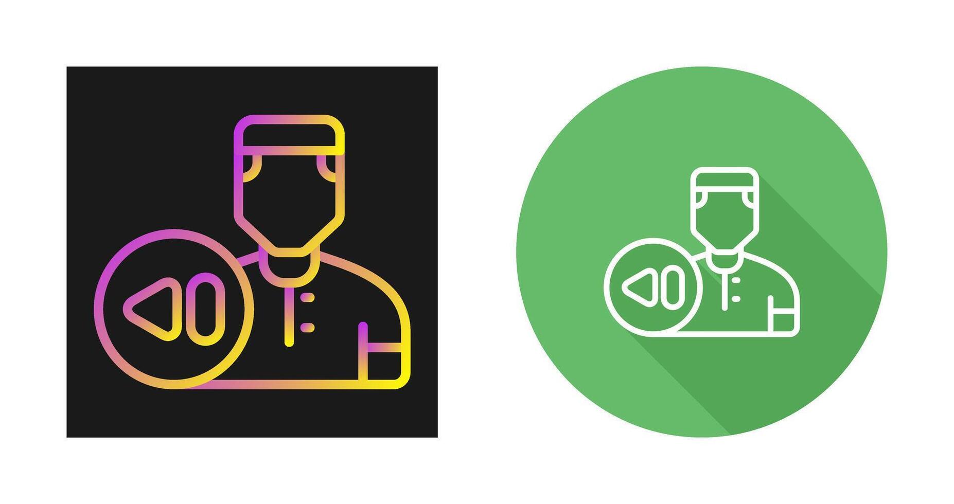 Play Previous Vector Icon
