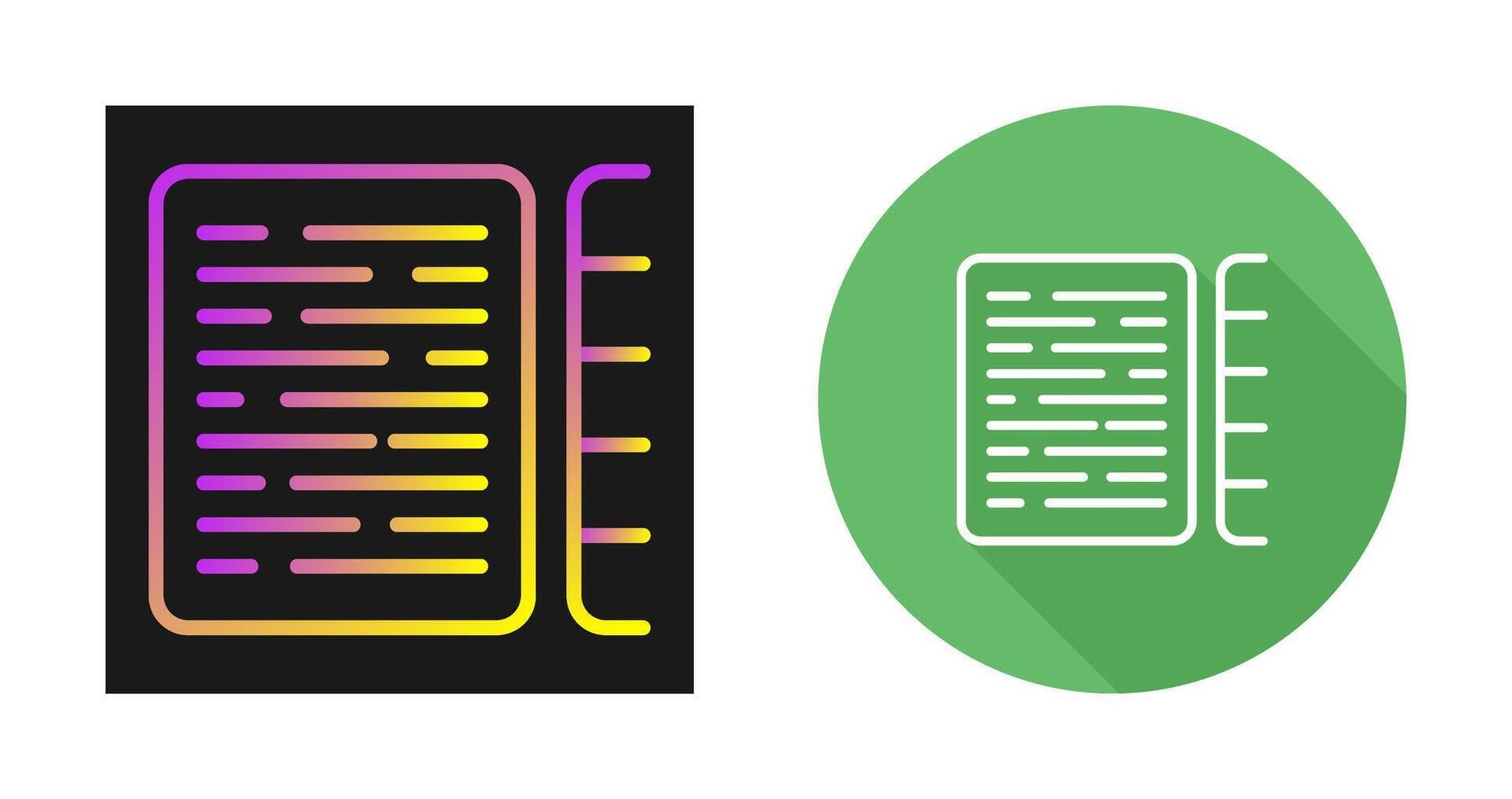 Document Indexing Vector Icon