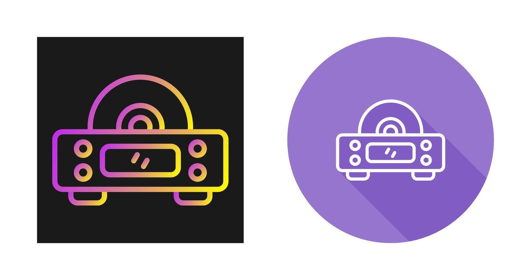 Cd Player Vector Icon