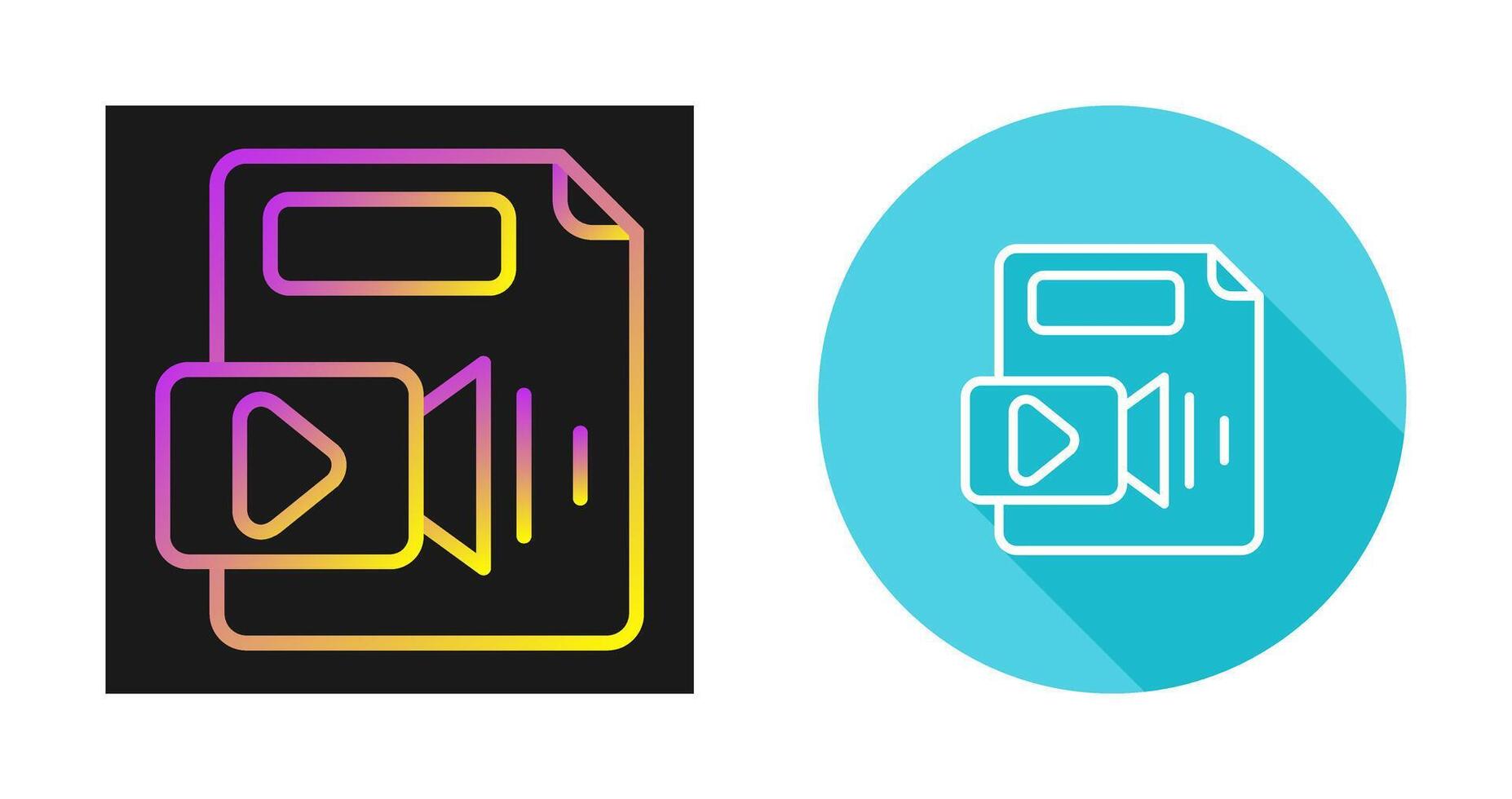 Video File Vector Icon