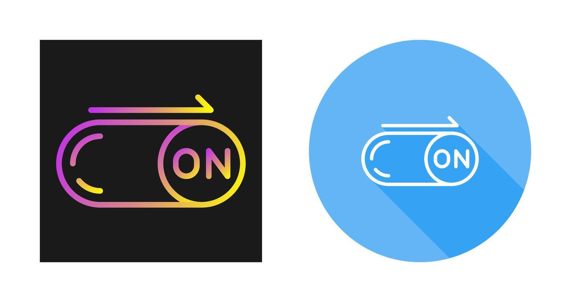 On Button Vector Icon