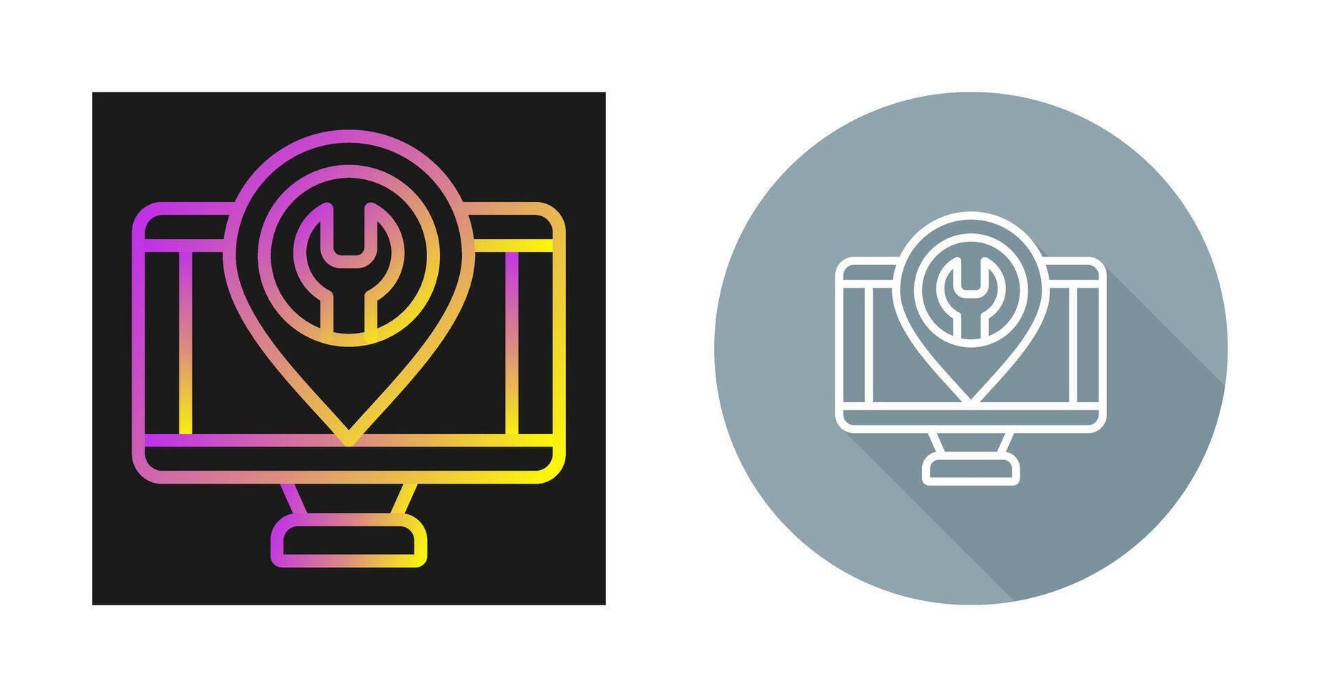 Computer Vector Icon