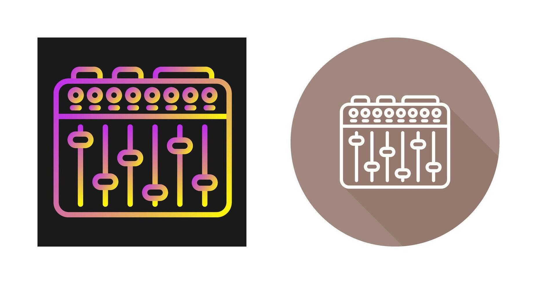 Sound Mixer Vector Icon
