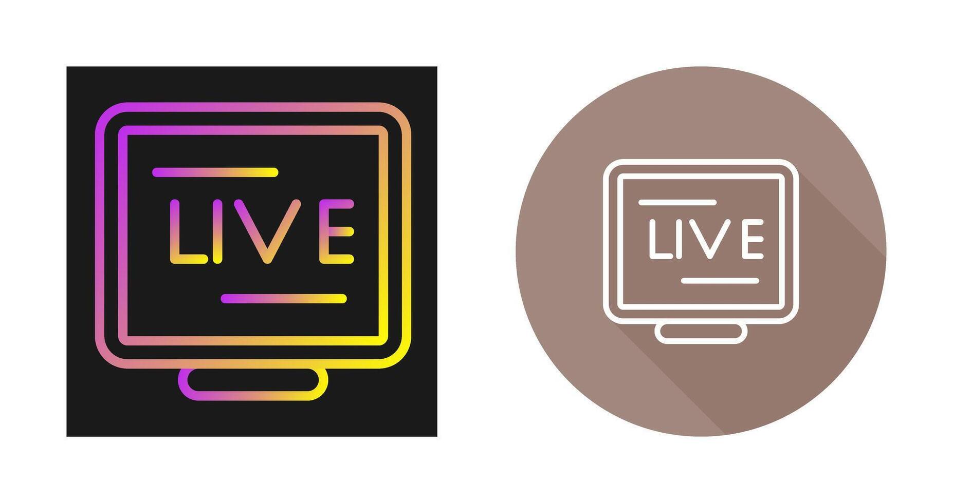 Live Stream Vector Icon