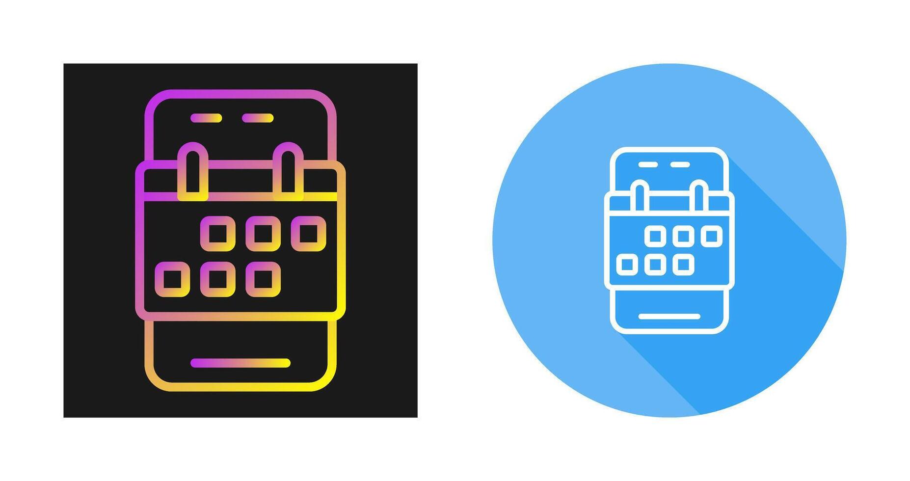 Booking App Vector Icon