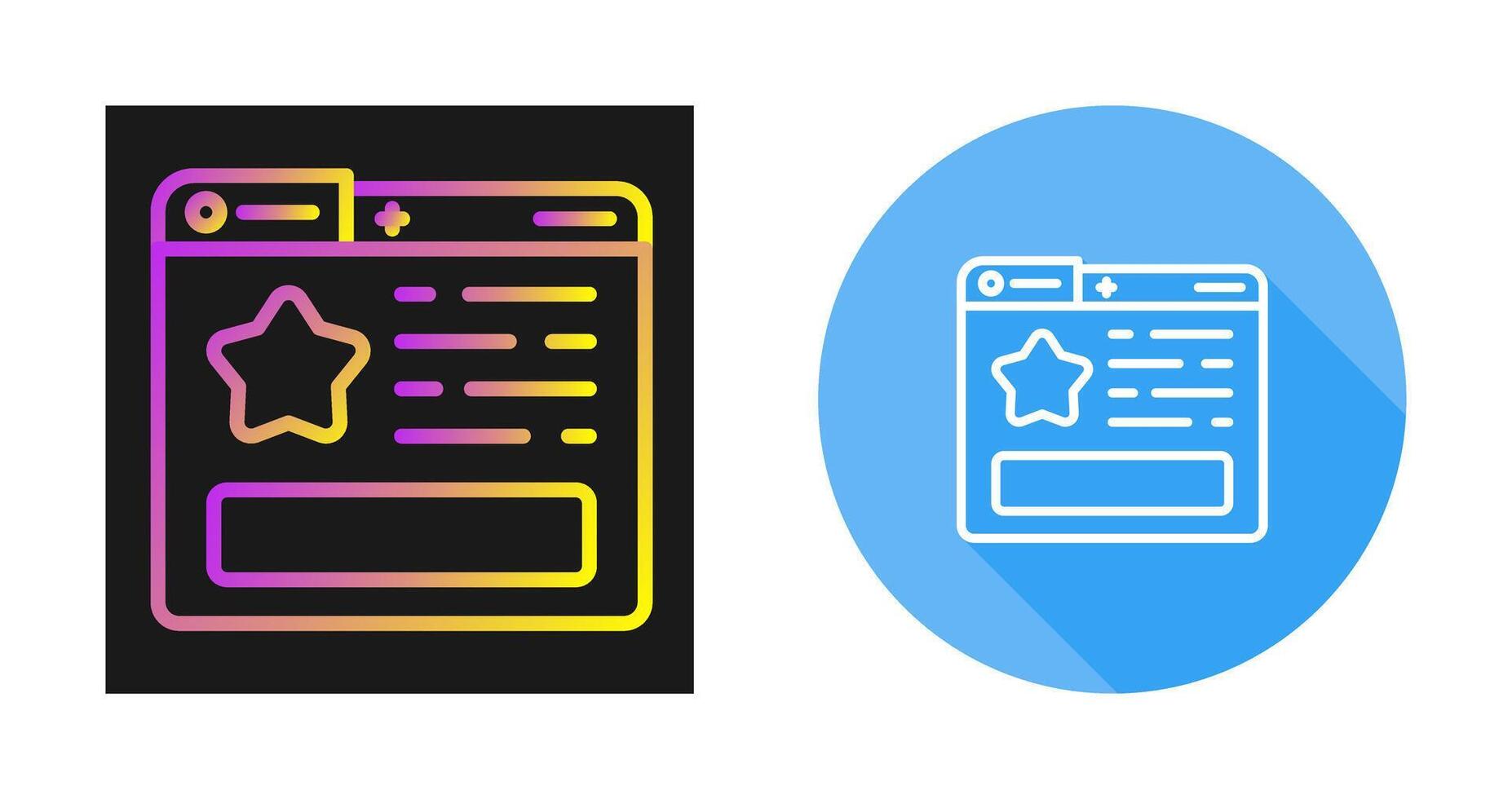 Favourite Page Vector Icon