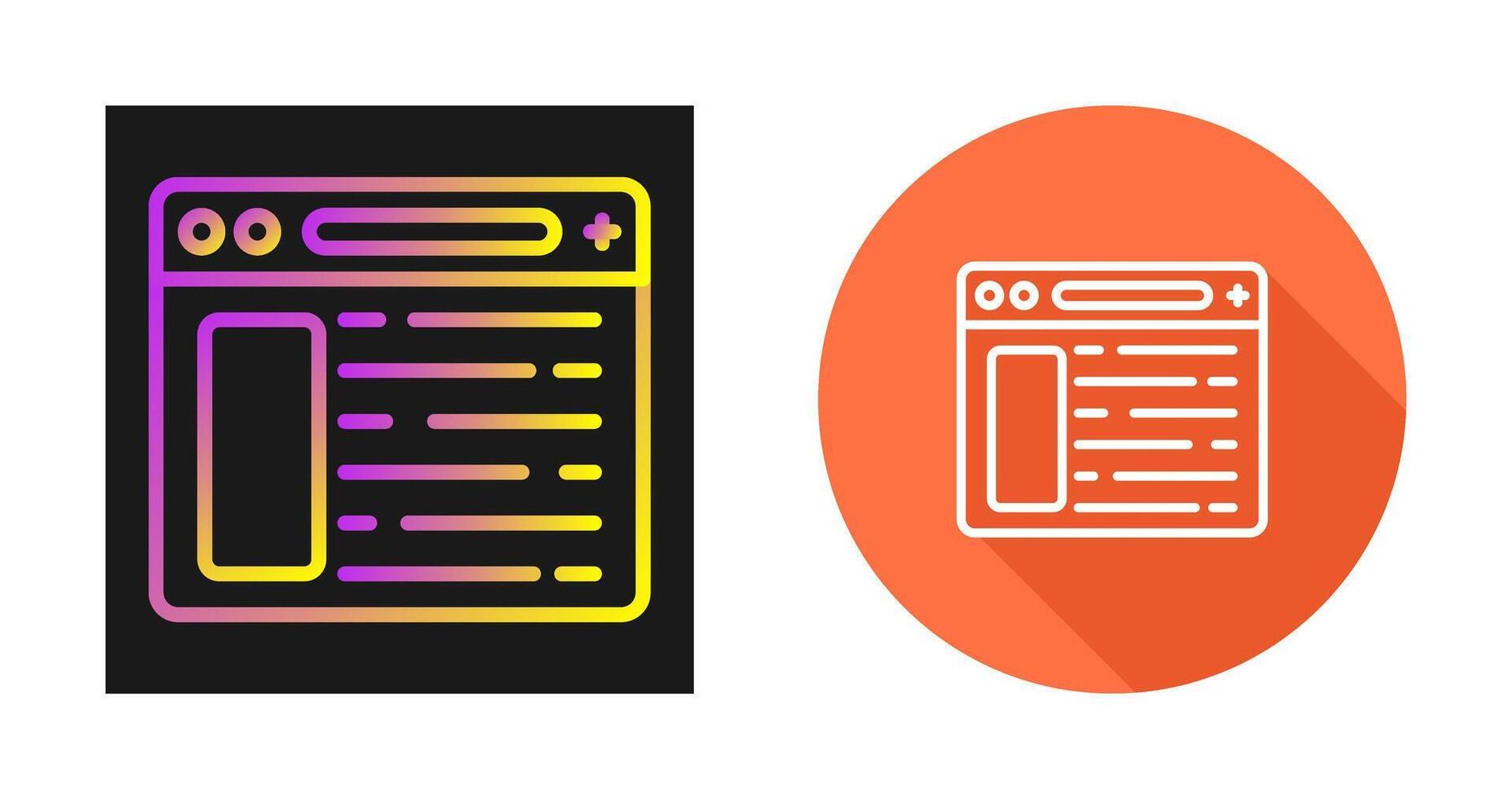 Browser Vector Icon