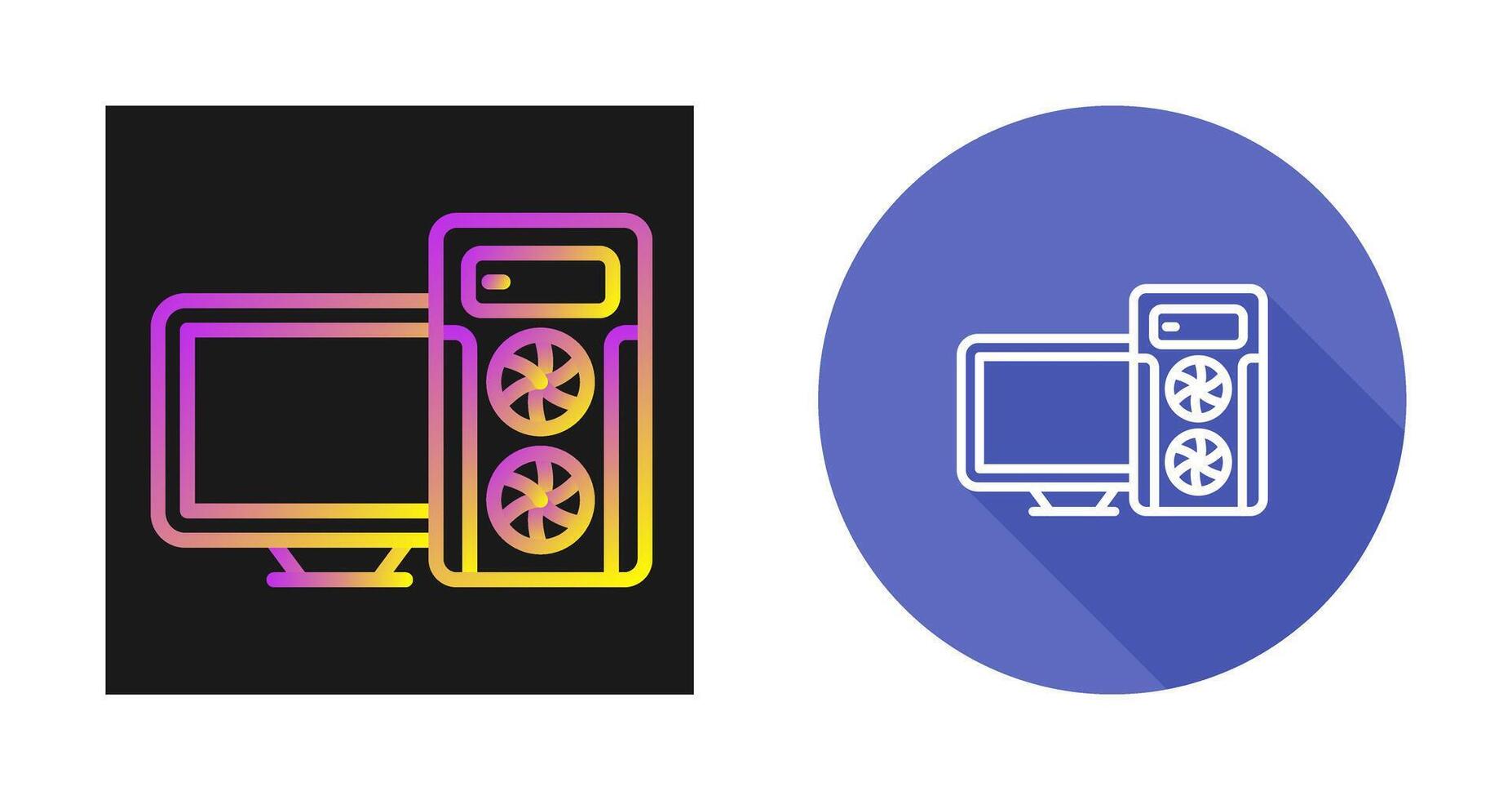 Gaming Pc Vector Icon