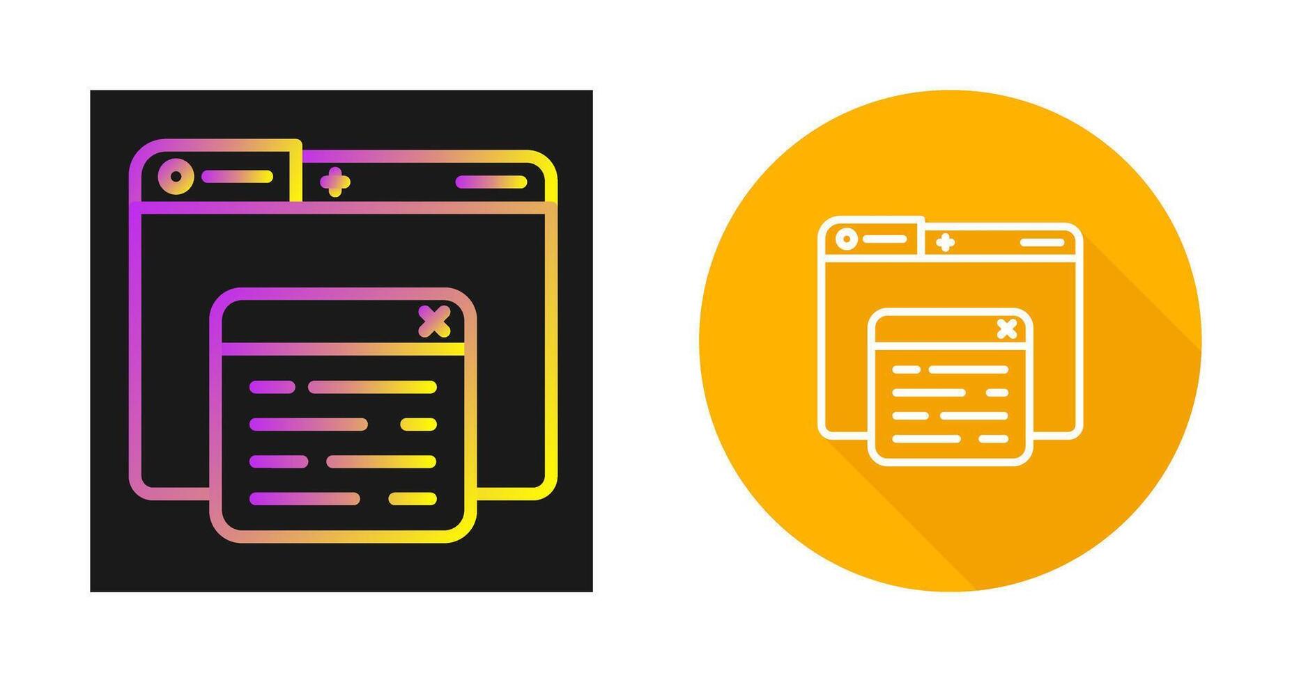 Pop Up Vector Icon