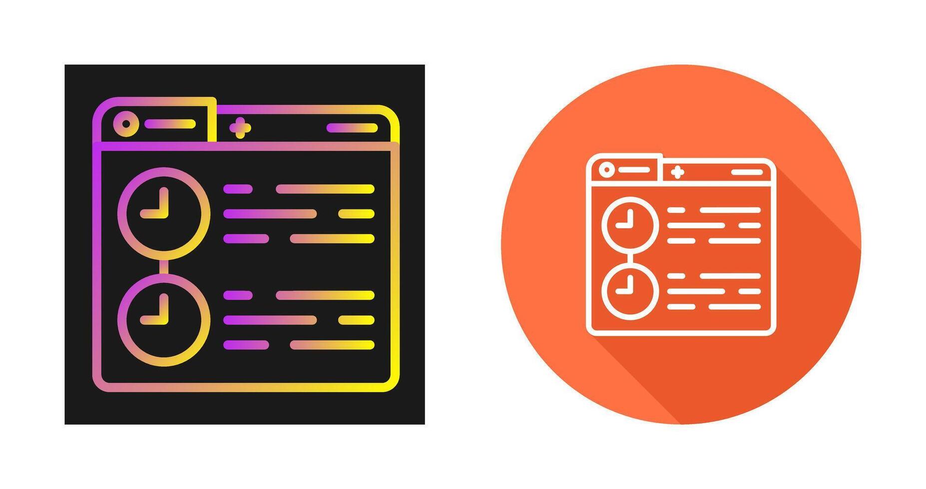 Timeline Vector Icon