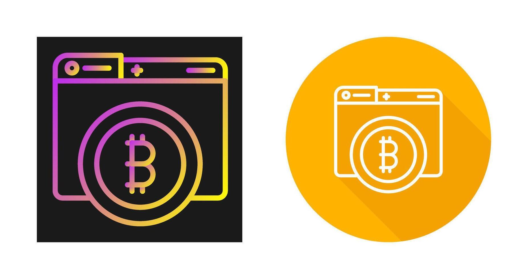 Bitcoin Vector Icon