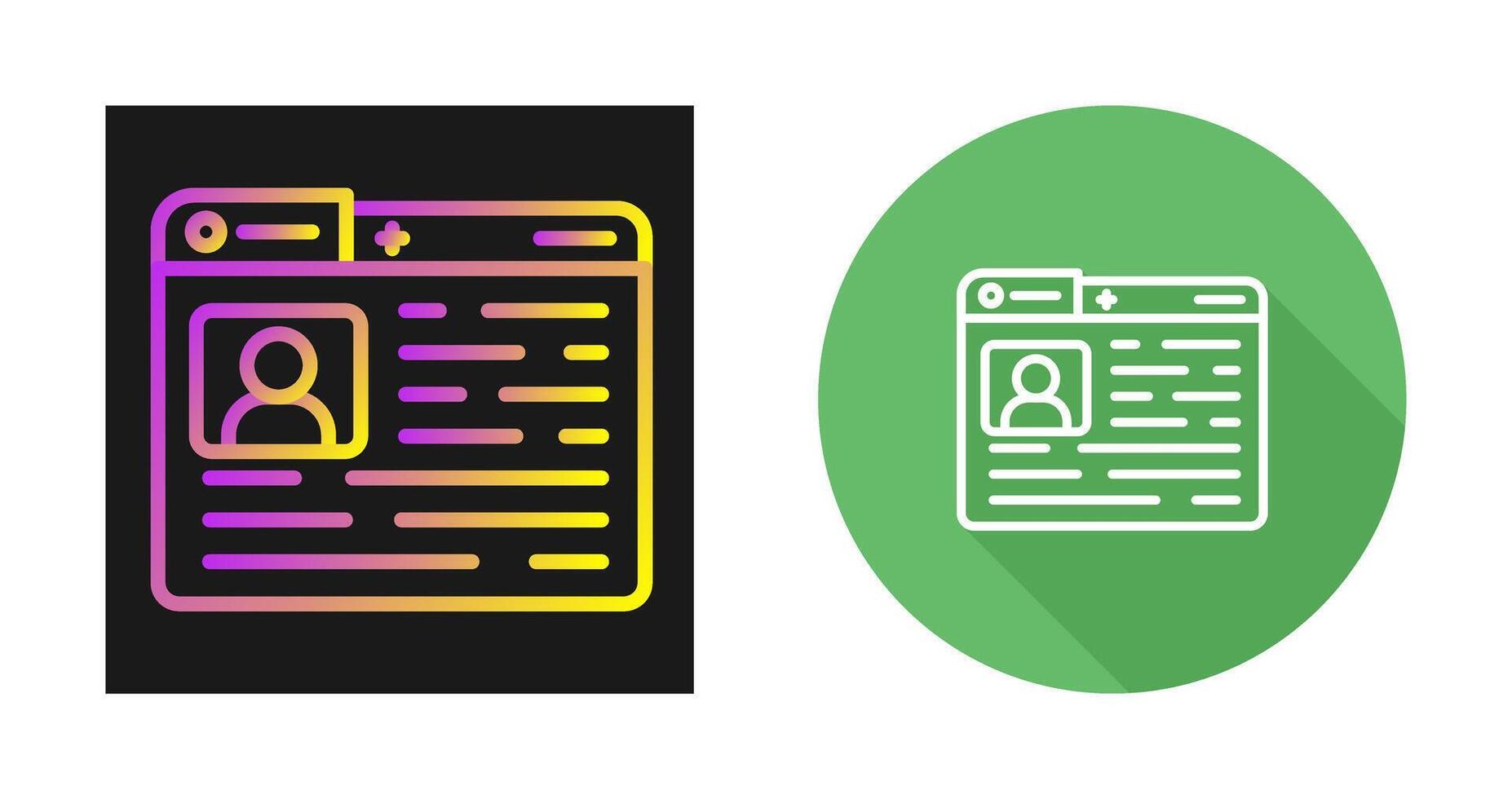 Profile Vector Icon