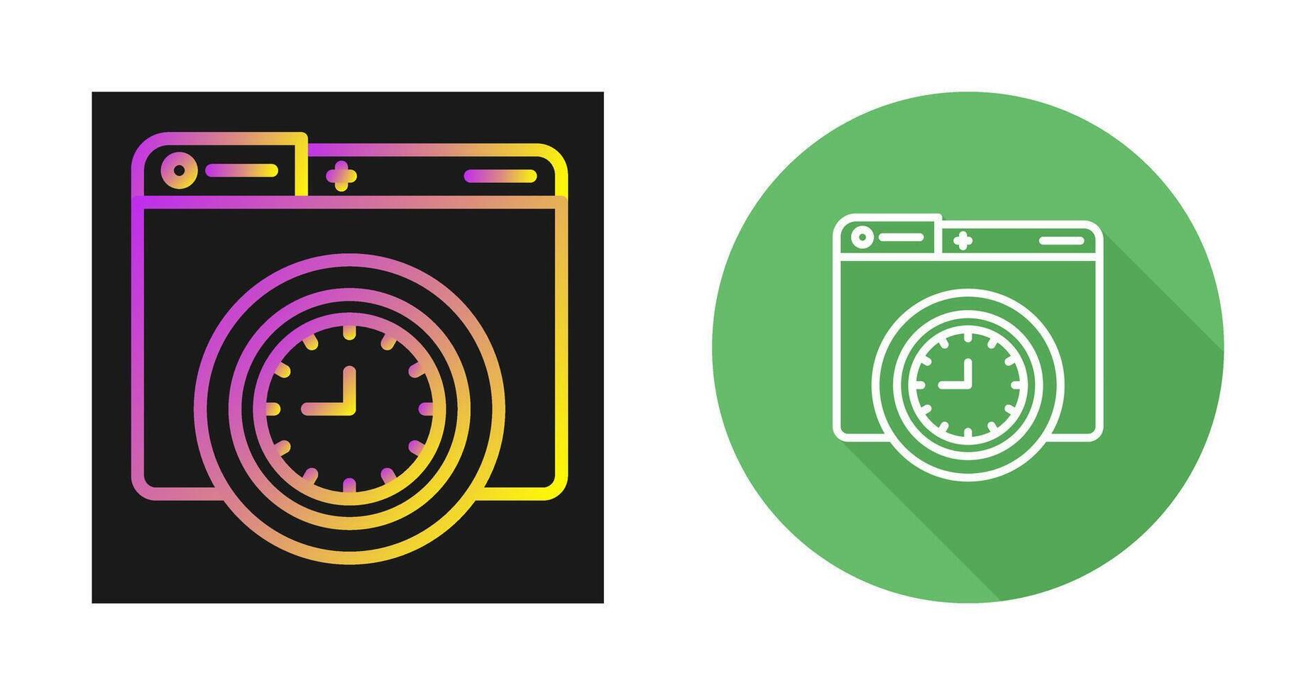 Clock Vector Icon