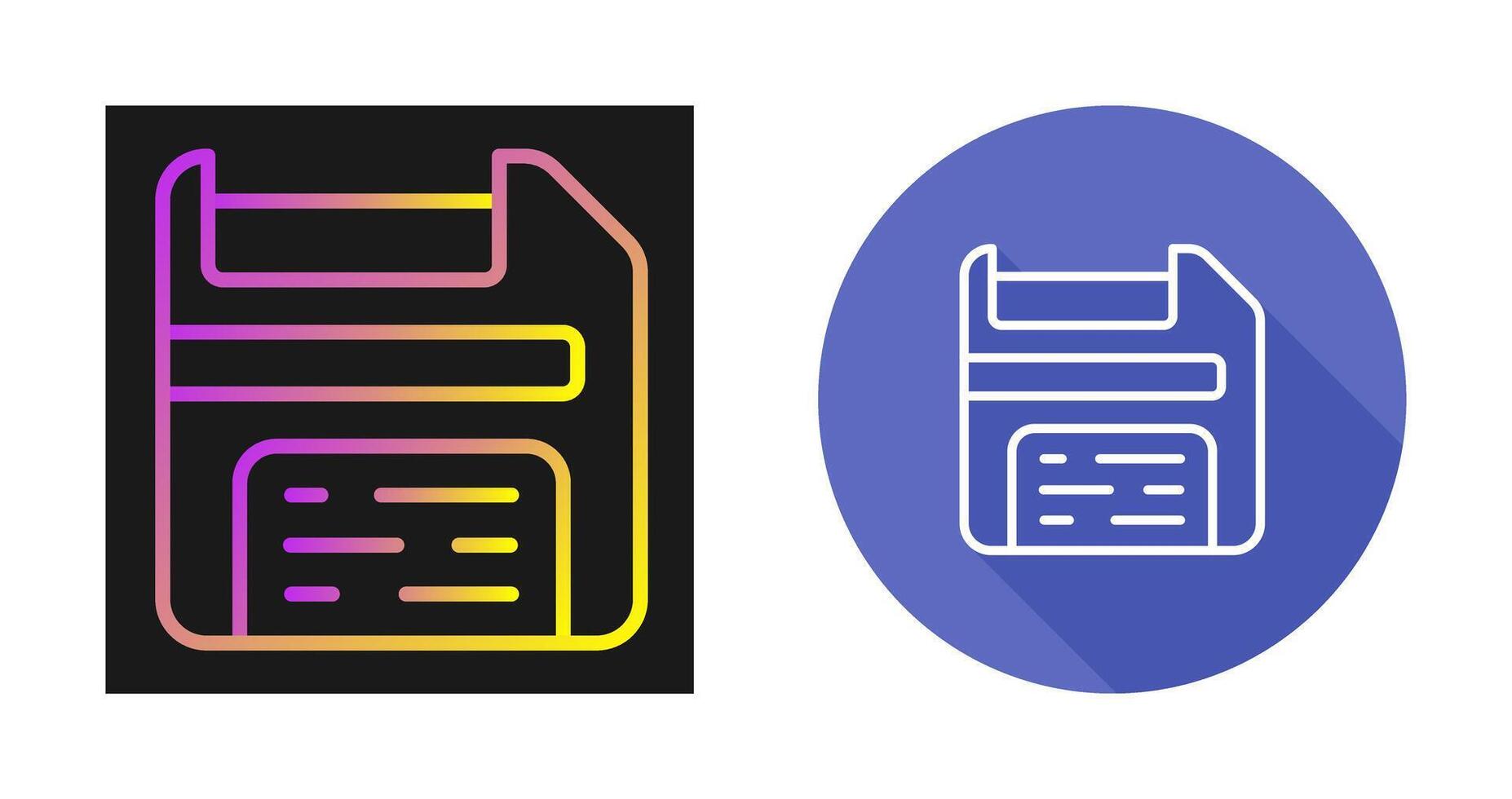 Floppy Disk Vector Icon