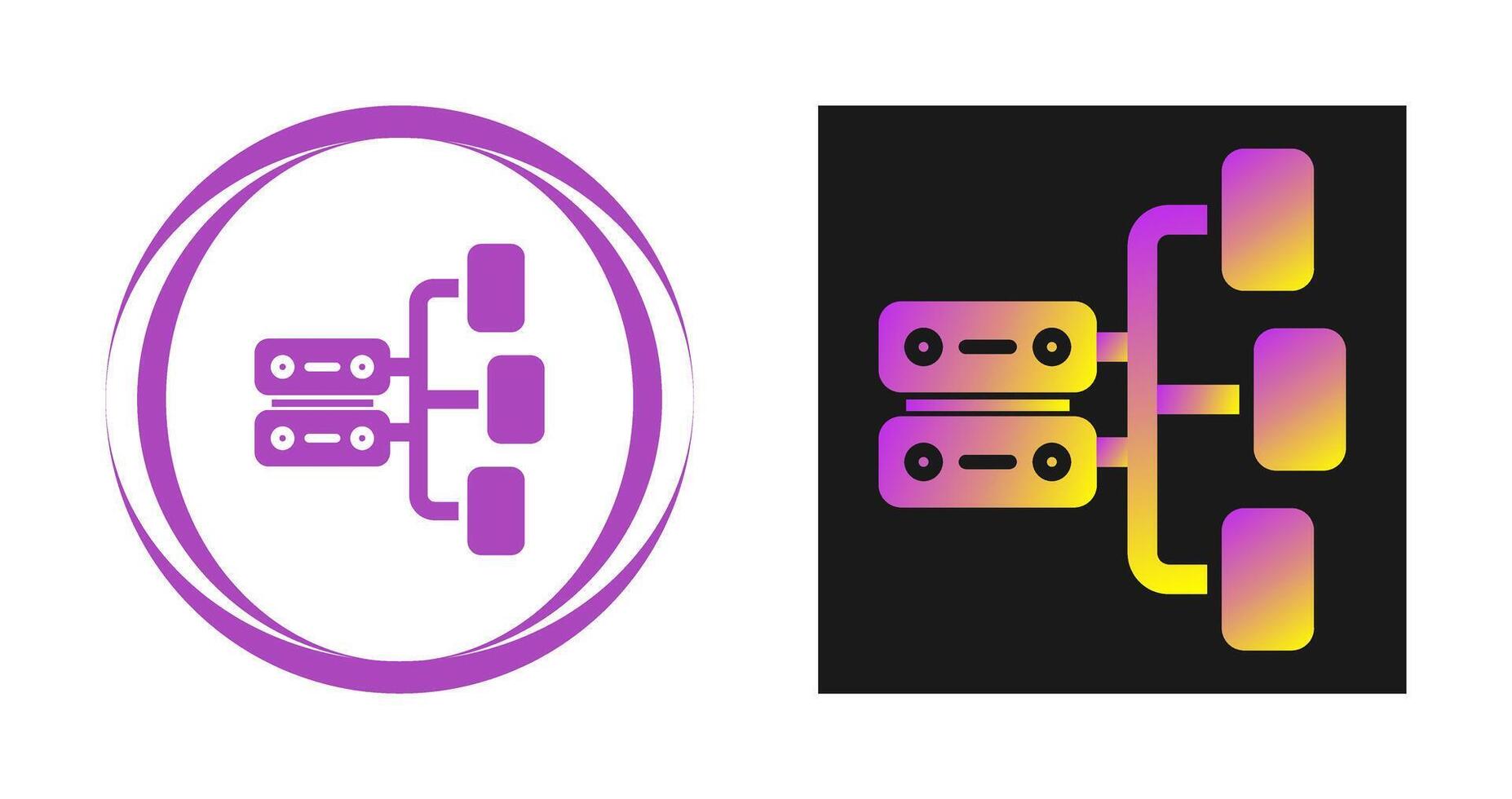 Data Architecture Vector Icon