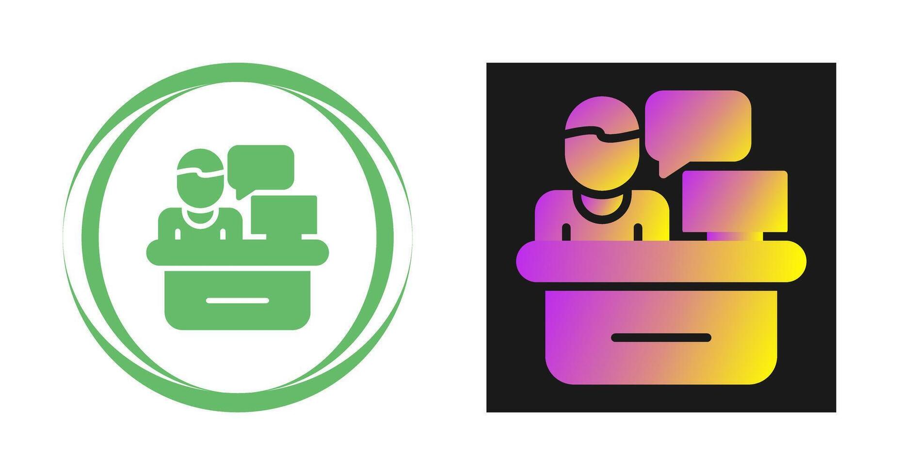 Academic Advisor Vector Icon