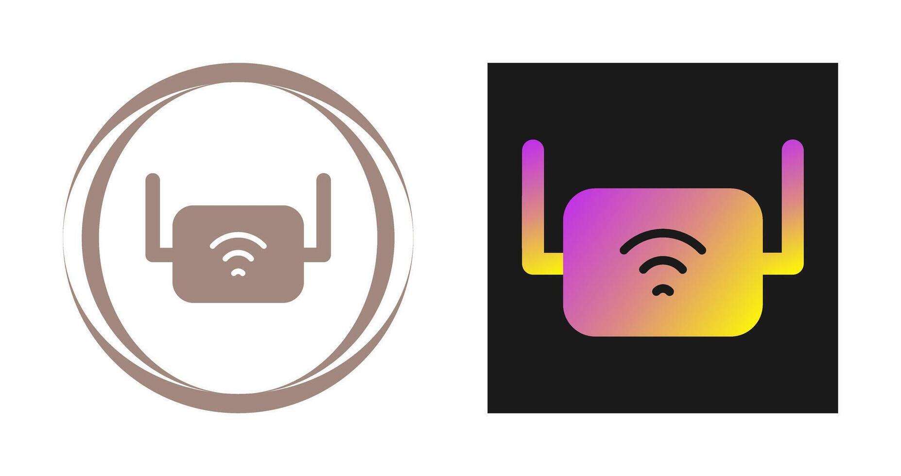 Wi-Fi Range Extender Vector Icon