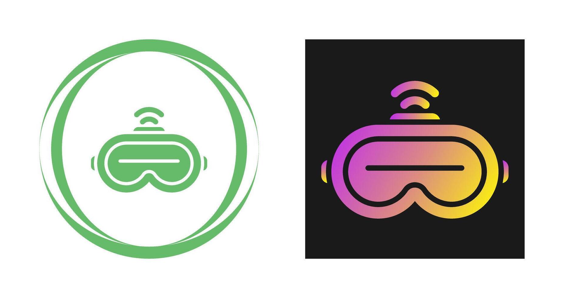 Augmented Reality Headset Vector Icon