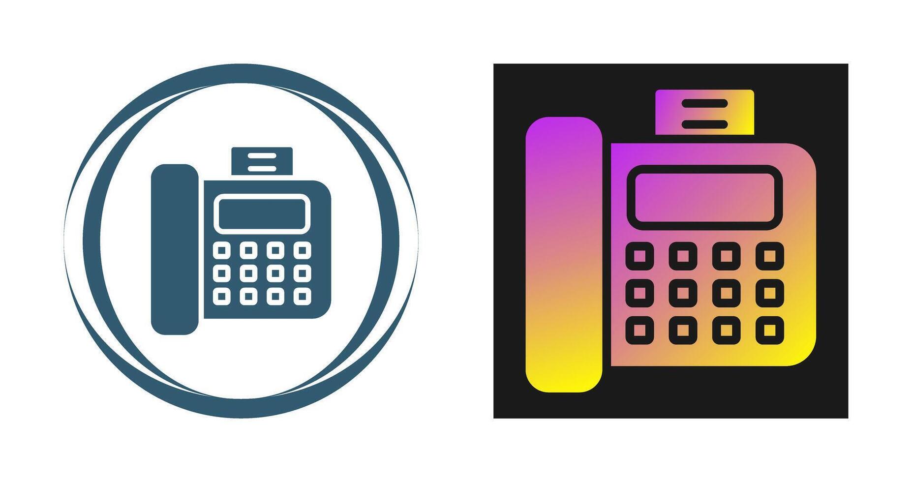 Fax Machine Vector Icon