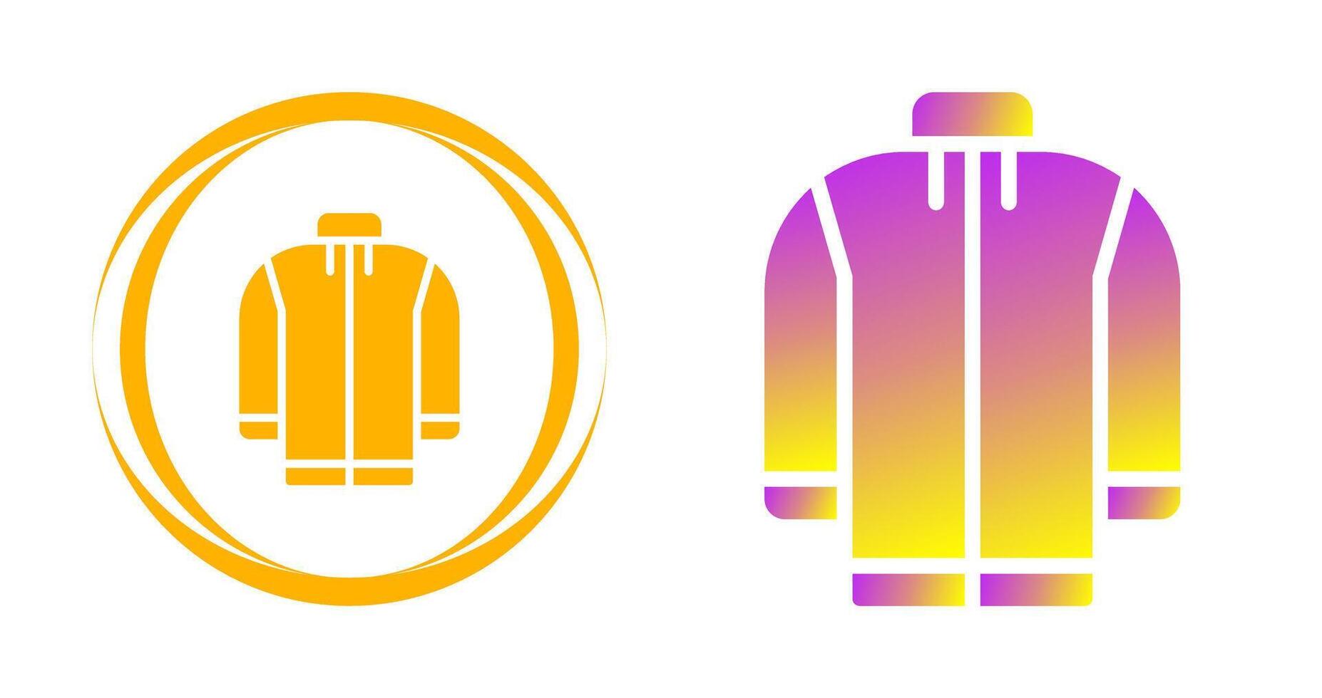 Fleece jacket Vector Icon