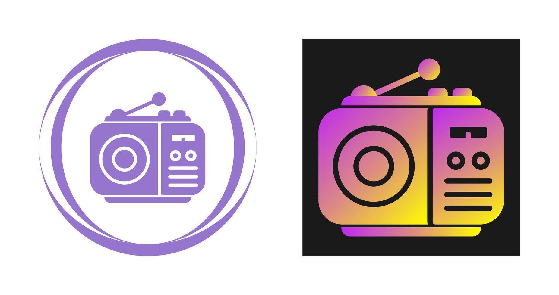 Radio Vector Icon