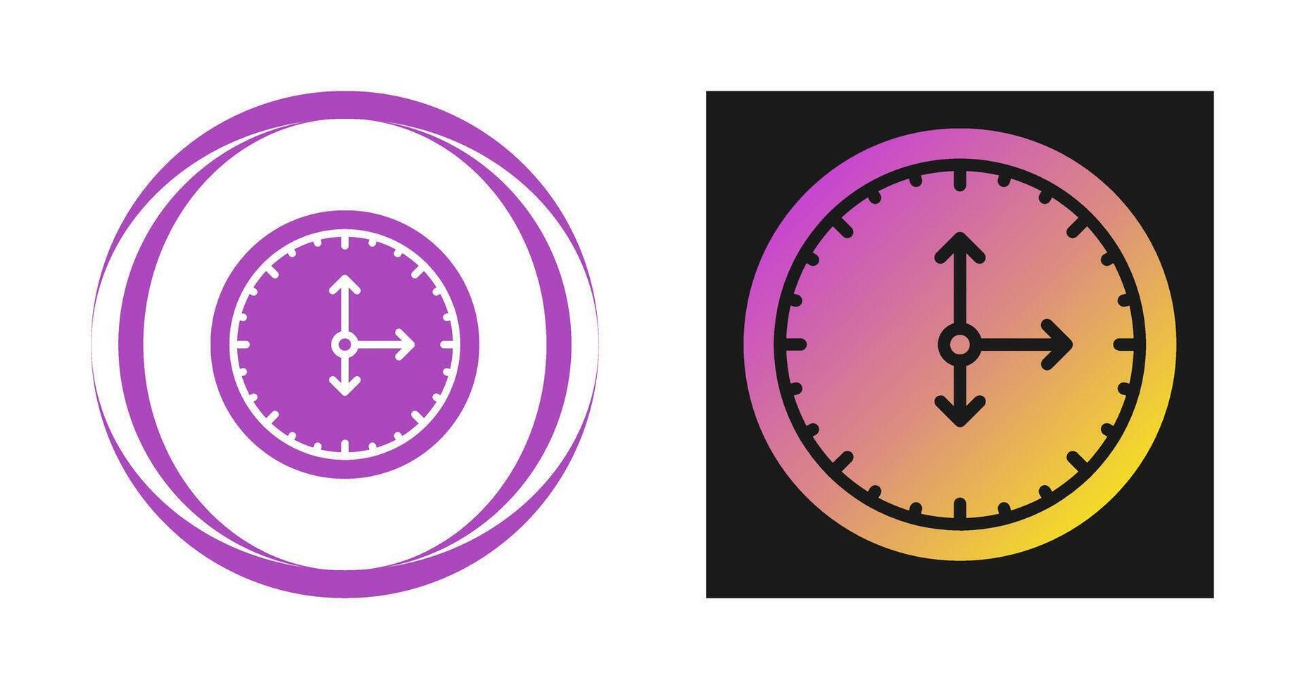 icono de vector de reloj