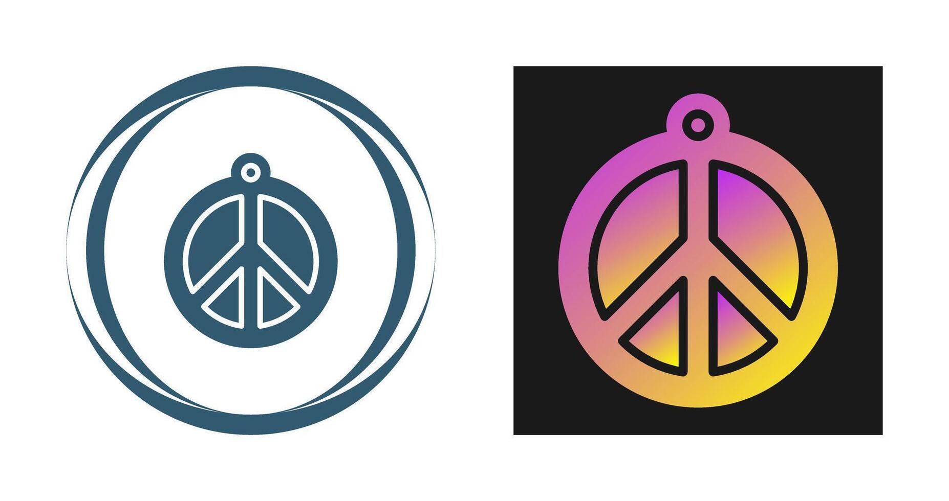 paz símbolo vector icono