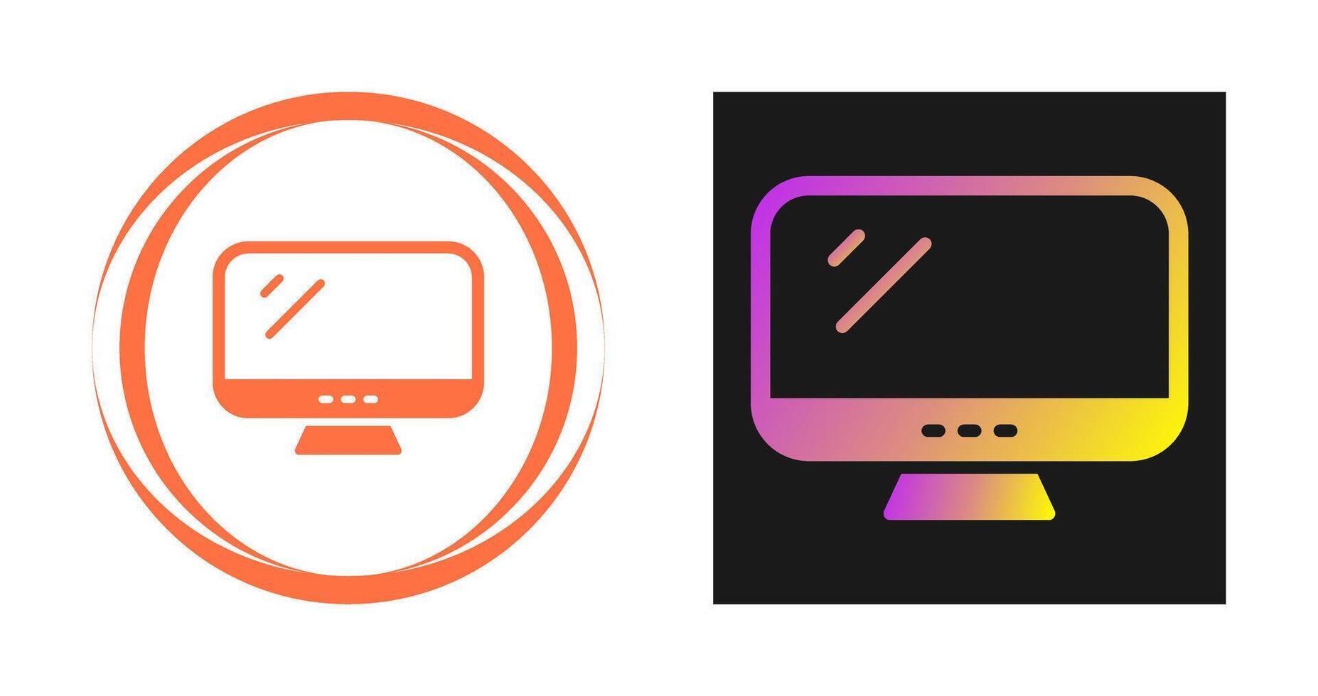 Monitor Vector Icon