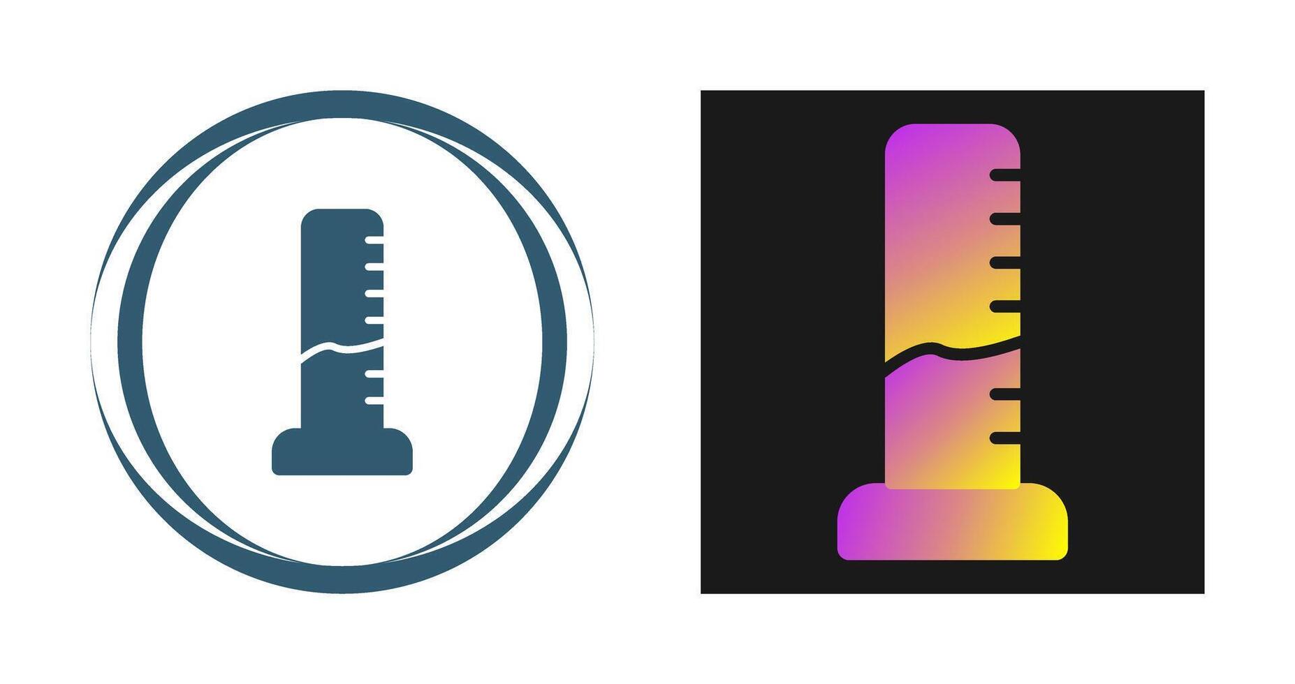 Graduated Cylinder Vector Icon