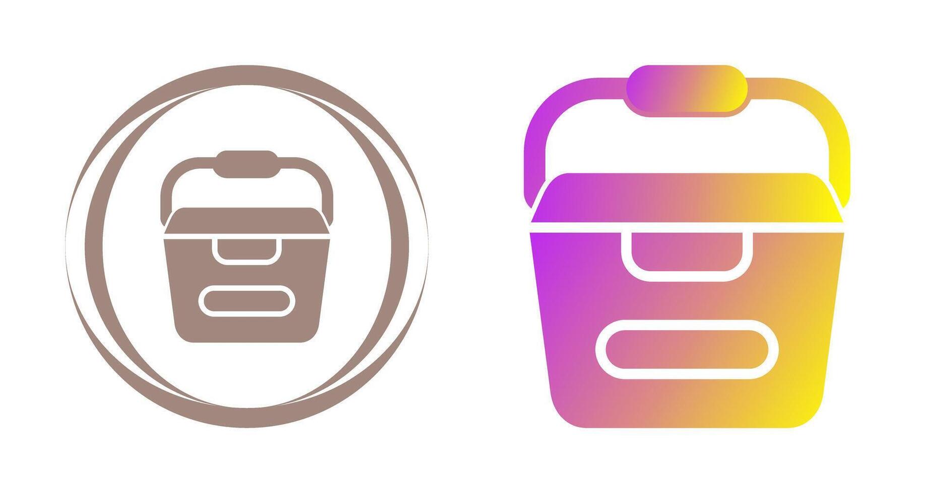 Portable water container Vector Icon