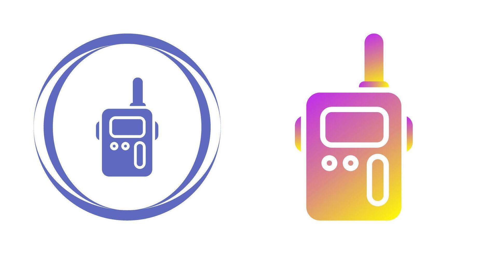 Walkie Talkie Vector Icon