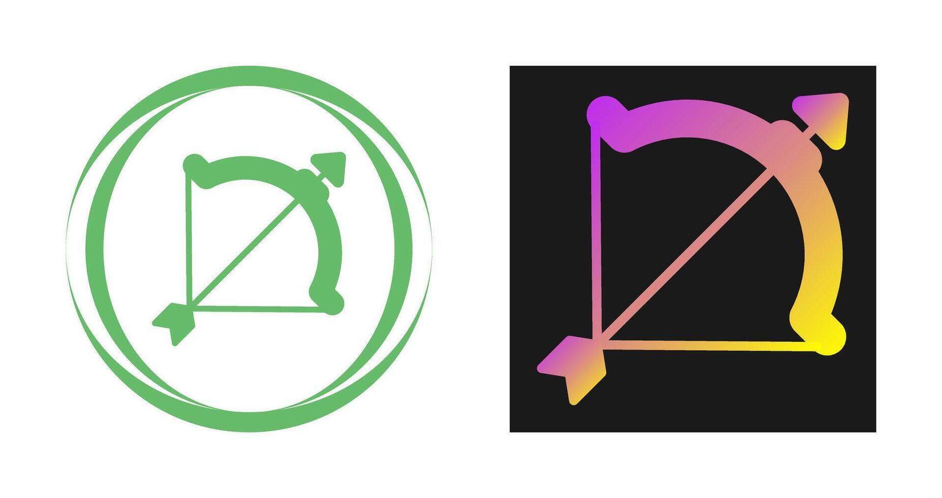 Bow and arrow Vector Icon