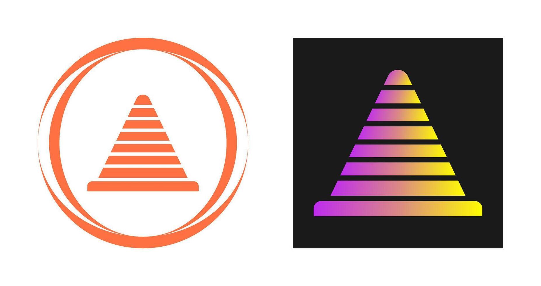 Traffic cone Vector Icon