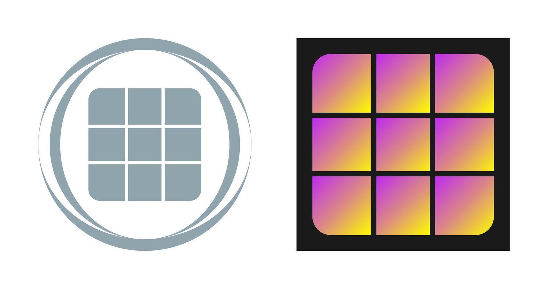 Rubik's cube Vector Icon