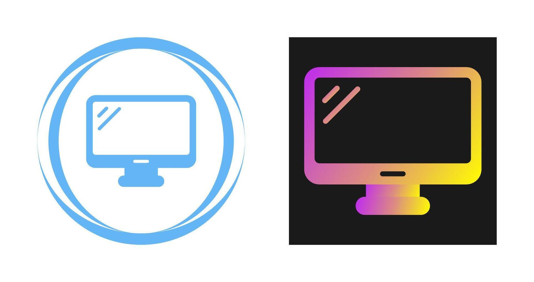 Monitor Vector Icon