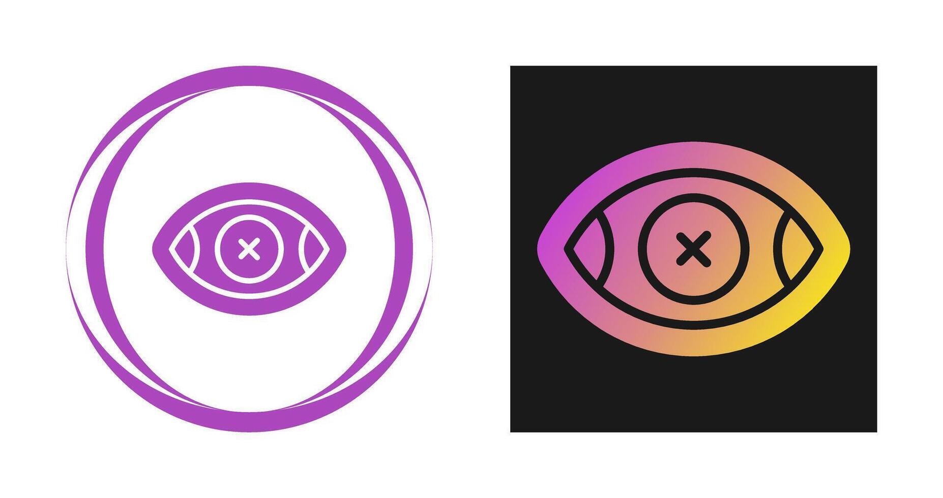 Eye Crossed Vector Icon