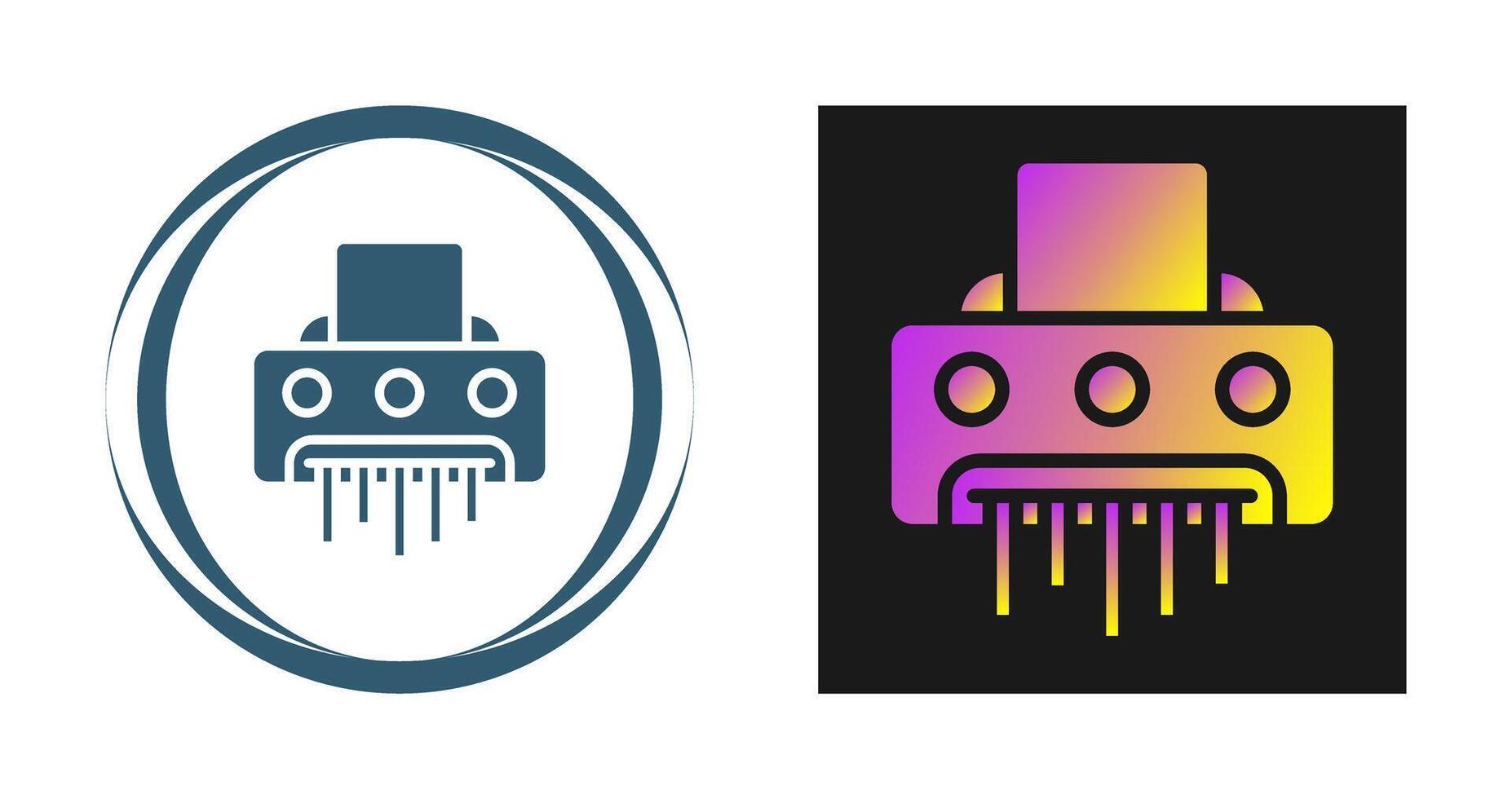 Document Cut Vector Icon