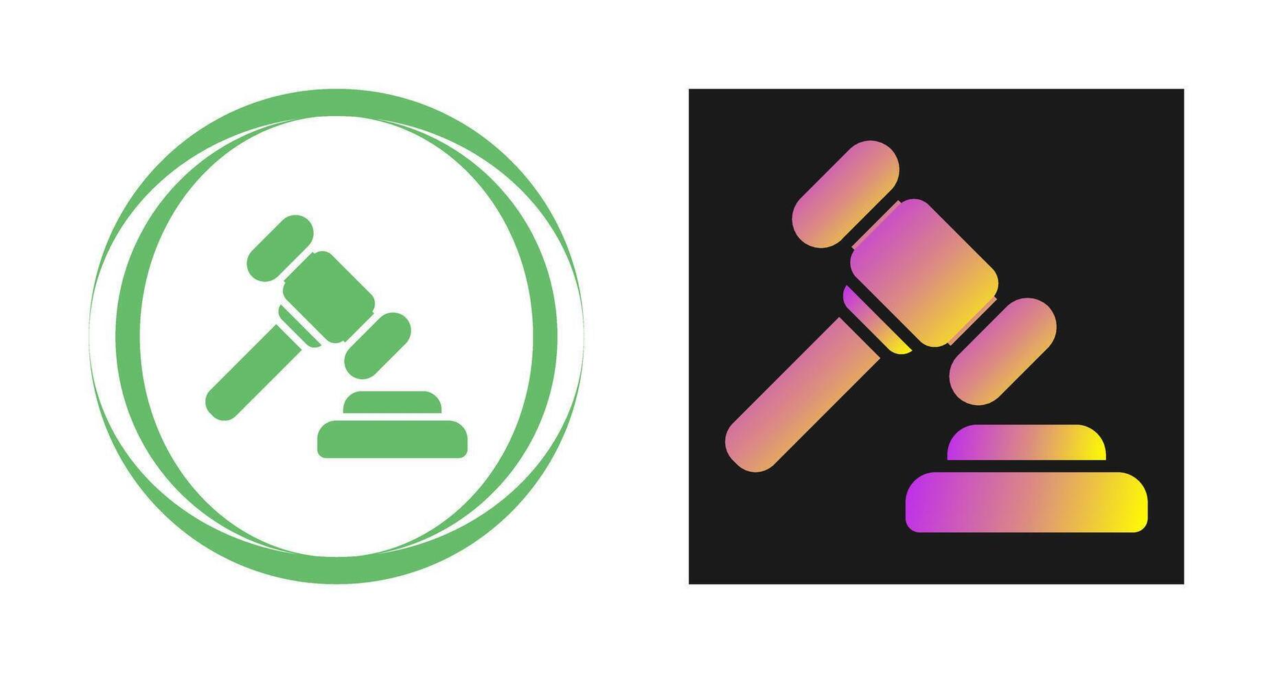 Gavel Vector Icon