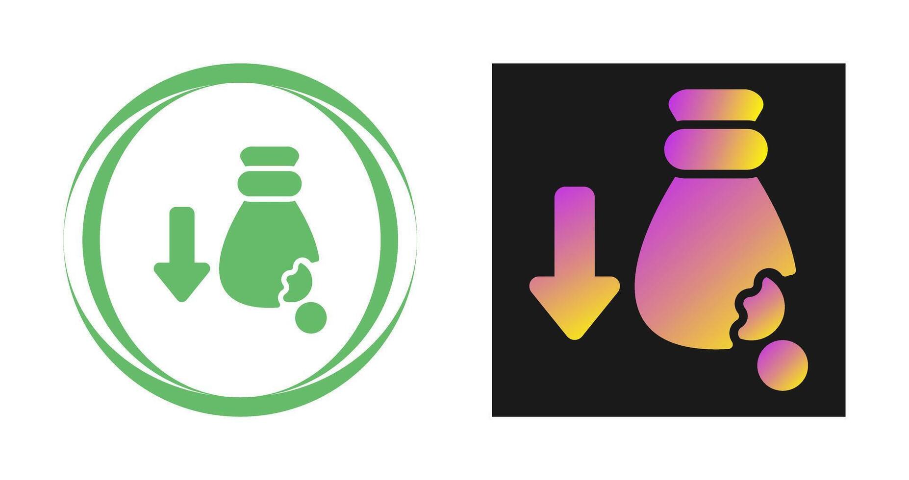 Financial Loss Vector Icon