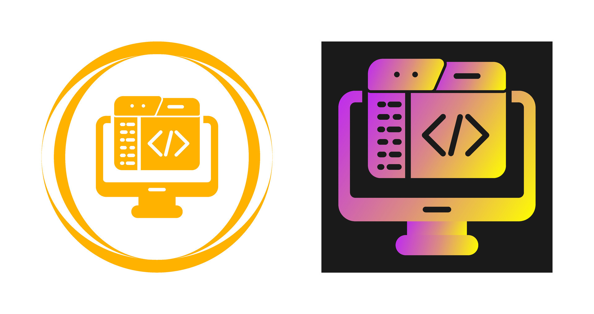 Code Editor Vector Icon 39997685 Vector Art at Vecteezy