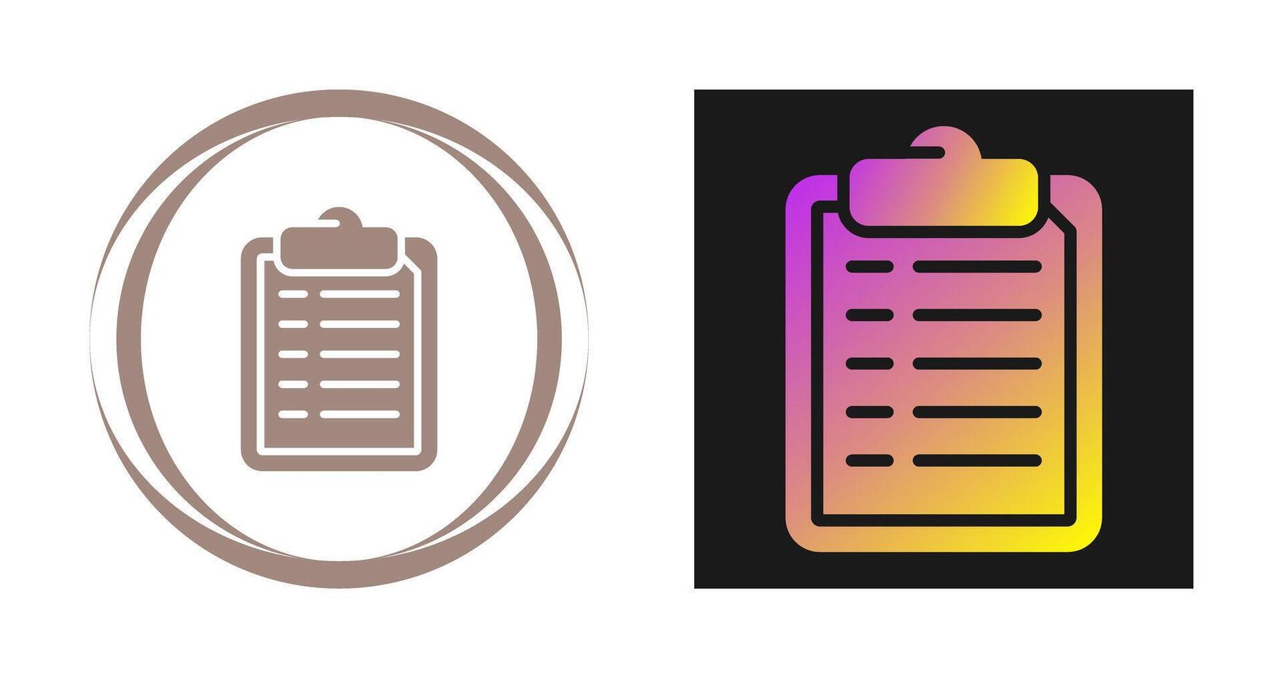 Clipboard with documents Vector Icon