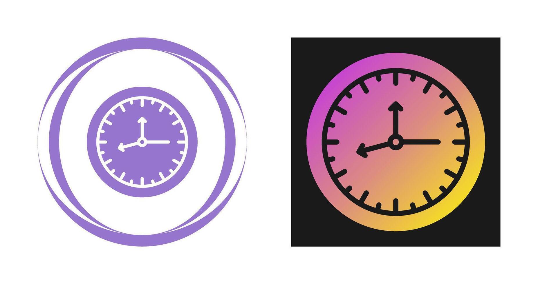 Clock Vector Icon