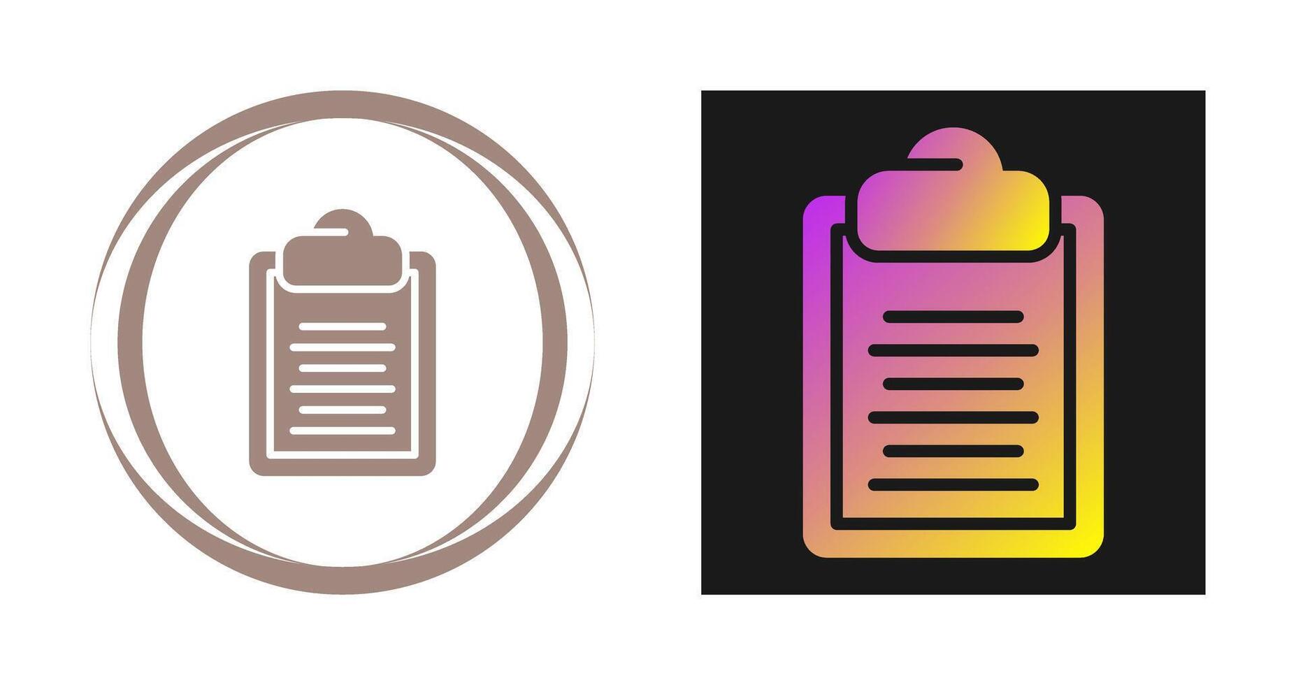 Clipboard Vector Icon